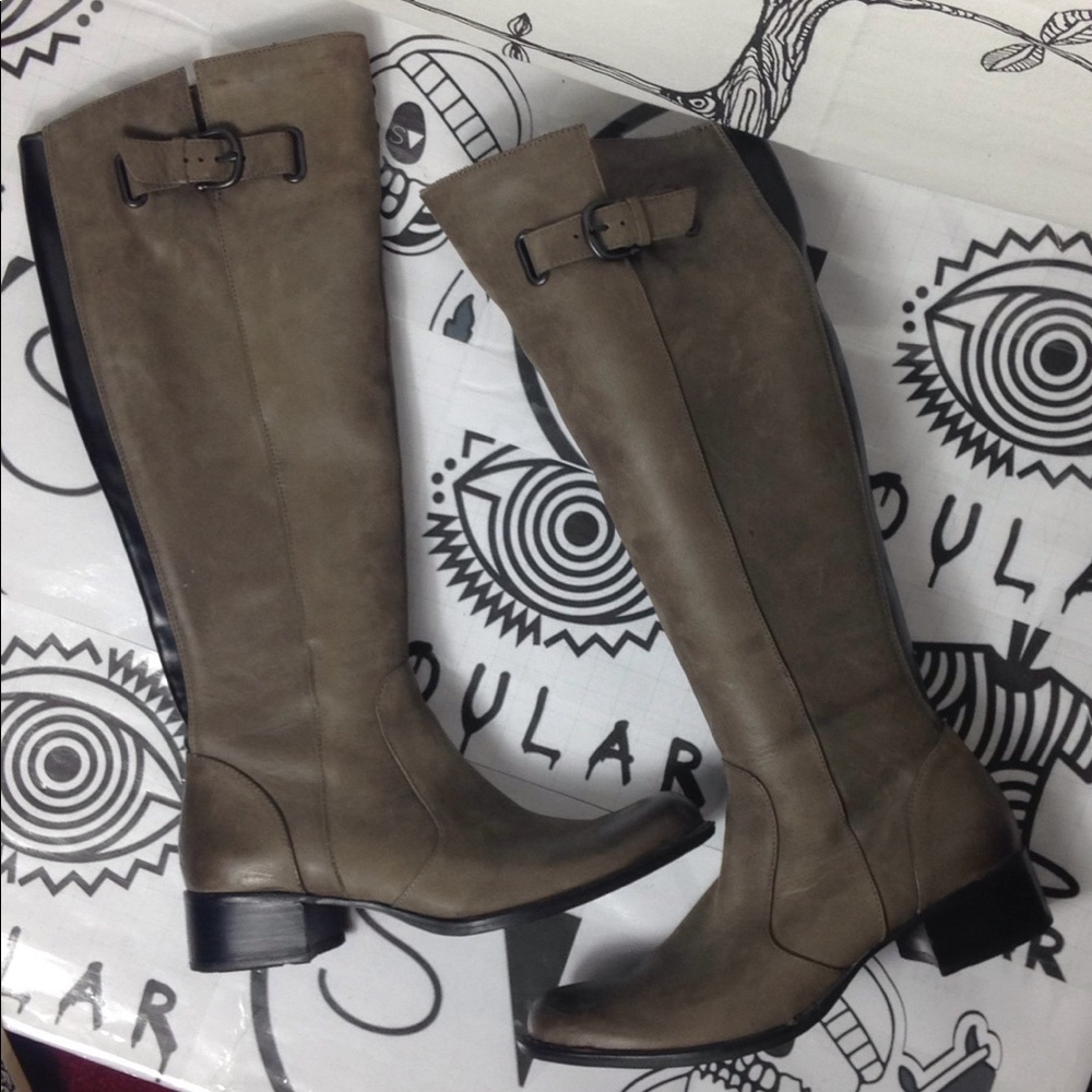 Born Women's Tall Boots - Taupe and Black
